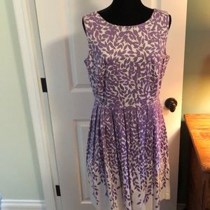 Talbots sleeveless fit and flare dress